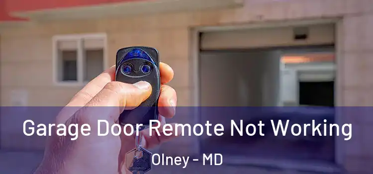  Garage Door Remote Not Working Olney - MD