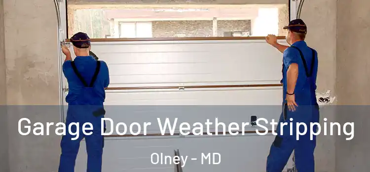  Garage Door Weather Stripping Olney - MD
