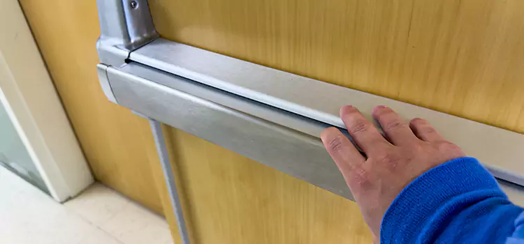 Installing a Push Bar on a Door Olney